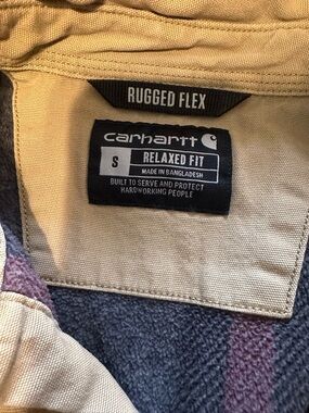 Carhartt Rugged Flex Relaxed Fit Jacket - Beige and Black Label